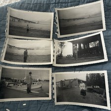 Vintage October 1956 Mackinac Bridge Construction Snapshots Michigan History picture