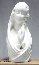 Vintage Porcelain Virgin Mary Madonna Statue Figurine Praying 9