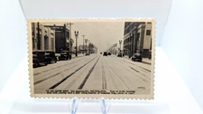 1944 Los Angeles Snow Hail Storm Photo Postcard South Broadway Real Photo Style picture