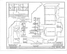 North Pembroke Massachusetts Society of Friends Meetinghouse 1900s Blueprint picture