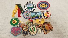 Vintage Boy Scouts Patches Pins Webelos Ribbons BSA Large LOT Vintage picture