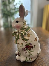 Royal Albert Old Country Roses Large Bunny Figurine Easter Grandmillennial picture
