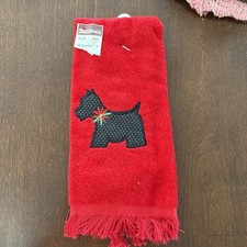 vintage cannon bath towel nos Scottie Dog picture