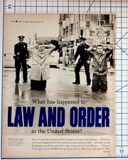 1962 LOOK Magazine Article Law and Order Police Crime US History Vintage picture