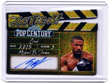 Michael B Jordan 2026 Leaf Metal Pop Century Autograph Gold 1/1  Creed Auto picture