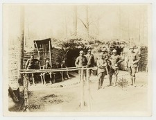 Harlem Hellfighters 369th African American Soldiers 1918 WWI France Black J15365 picture
