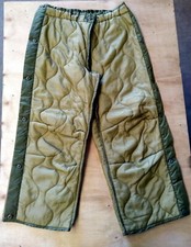 M65 Insulated Trouser Liner Size Medium Long - Winter Pants New Condition  picture