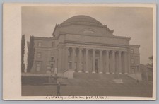 RPPC Columbia University Library, New York City NY Real Photo Postcard 1910s picture