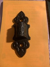 Cast Iron Hanging Wall Plate Hinge Holder for Sconce Bracket Oil Lamp picture