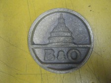 Vintage Brass B & O Railroad Medallion.         3 3/8 Inches Across picture