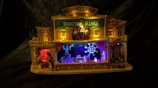 NEW 2010 Lemax Spooky Town Shooting Range Retired VIDEO picture