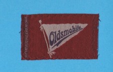c1910 S100 Automobile Pennant Tobacco Silk - OLDSMOBILE picture