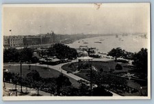China Postcard Bird's Eye View of Public Park in Shanghai c1920's RPPC Photo picture