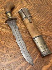 Antique Philippines Moro Punal dagger knife 1900 NICE LOOK kris barong picture