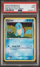 PSA 9 SQUIRTLE 82/112 | Fire Red & Leaf Green Reverse Holo Pokemon Card picture