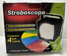 Amscan Xenon Strobe Light Works Great, Original  Box. Disco, Party, DJ NEW NIB picture