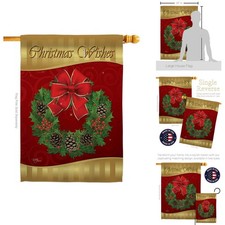 Breeze Decor Christmas Decorations White Elephant Grandma Banner Wall Hanging picture