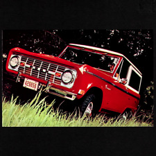 1969 Ford BRONCO 2-Door Classic Red/White: Dealer Promotional Postcard UNUSED Ex picture