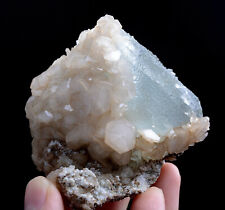 243g Natural Clear Fluorite & Calcite Mineral Specimen/ Yaogangxian  China picture