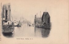 Postcard Harbor Scene Buffalo New York NY picture