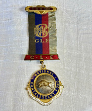 Grand Lodge of England Medal Fraternal Buffaloes Donor Jewel Vintage 1950s/1960s picture