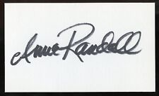 Anne Randall signed autograph 3x5 card May 1967 Playmate of The Month R762 picture