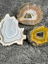 Chinese Warring States Agate, 100.75gr, 3pc., Polished, Video, Display Quality picture