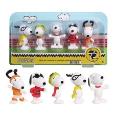 Peanuts Snoopy Collectible Figure Set – 5-Pack of Snoopy Figurines | Joe Cool... picture