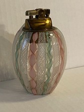Vintage Venetian Glass latticimo Lighter MCM picture