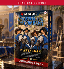 The Three Musketeers - d'Artagnan, PRINTED 100 Card Commander Deck, MTG EDH picture