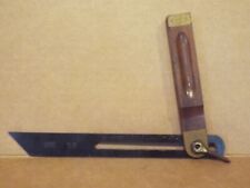 Vintage Stanley No. 25 10 inch Sliding T-Bevel Brass Rosewood picture