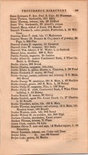 Dunn-Earl 1856 Providence RI Directory Page 4A11 picture