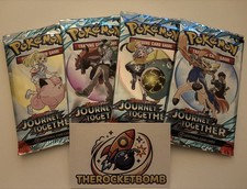 Pokemon TCG x4 Journey Together Booster packs ENG (1 of each art) *Box Fresh* picture
