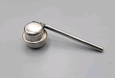 Silver Brass Candle Snuffer - Round  Shape Design picture