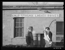 Photo:Casselton North Dakota 1940 Farmer Co-op Cold Storage Locker Boxes picture