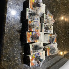 Bandai 2003 Godzilla Finger Puppet Figure Set of 10 Sealed In Bags New picture