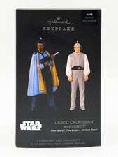 2018 SDCC Exclusive Hallmark Star Wars Lando Calrissian Lobot Keepsake Ornament picture