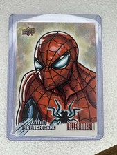 2024 Upper Deck Marvel Allegiance Spider-man Sketch by Marlon Fernandes 1/1 picture