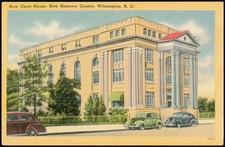 Wilmington, North Carolina NC New Court House, Hanover County Vintage Postcard picture