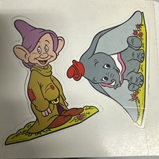 NOS Vintage 1980s Disney Character Cardboard Punch-Outs for Standups or Mobile picture