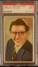 1952 T.V. & Radio NBC #36 Meredith Willson PSA 7 NM picture