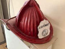 Vintage Fire Helmet- Cincinnati Ohio - Pettibone Brothers - Used 1940's to 50's picture