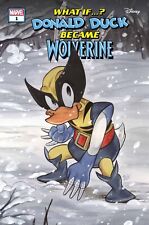 ❔ WHAT IF DONALD DUCK BECAME WOLVERINE #1 PEACH MOMOKO VAR *7/31/24 PRESALE picture