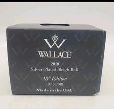 2018 Wallace Sleigh Bell Christmas Holiday Ornament picture