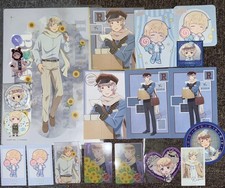 Hetalia Russia Anime Character Badge Set Near Mint Japan Official Collectible picture