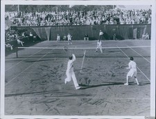 1934 Laird Watt Wilmer Allison Bermuda Mixed Doubles Partners Sports Photo 7x9 picture