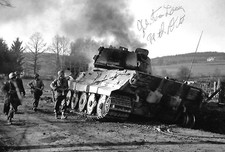 Tom Lacey signed/auto 4x6 photo Army Battle of The Bulge WW II Rare COA LOOK picture