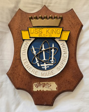 Vintage US Navy USS King DLG 10 Wall Plaque picture