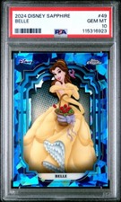 2024 Topps Chrome Disney Sapphire Belle #49 PSA 10 picture