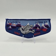 Waukheon OA Lodge 55 1988 NOAC Flap BSA Patch - Piankeshaw Council - OA030 picture
